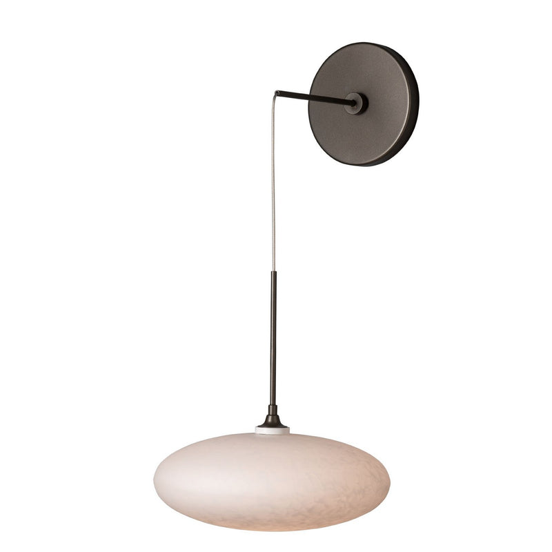 Hubbardton Forge 201399-SKT-07-GS0818 LED Wall Sconce, Dark Smoke