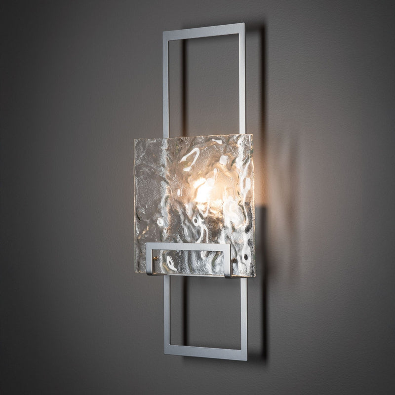 Hubbardton Forge 201550-SKT-85-ZM0836 One Light Wall Sconce, Sterling