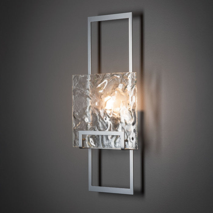 Hubbardton Forge 201550-SKT-85-ZM0836 One Light Wall Sconce, Sterling