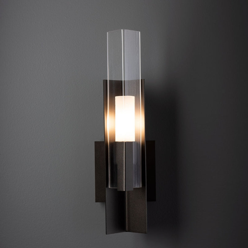 Hubbardton Forge 202045-SKT-14-ZM0828 One Light Wall Sconce, Oil Rubbed Bronze