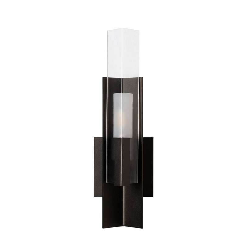 Hubbardton Forge 202045-SKT-14-ZM0828 One Light Wall Sconce, Oil Rubbed Bronze