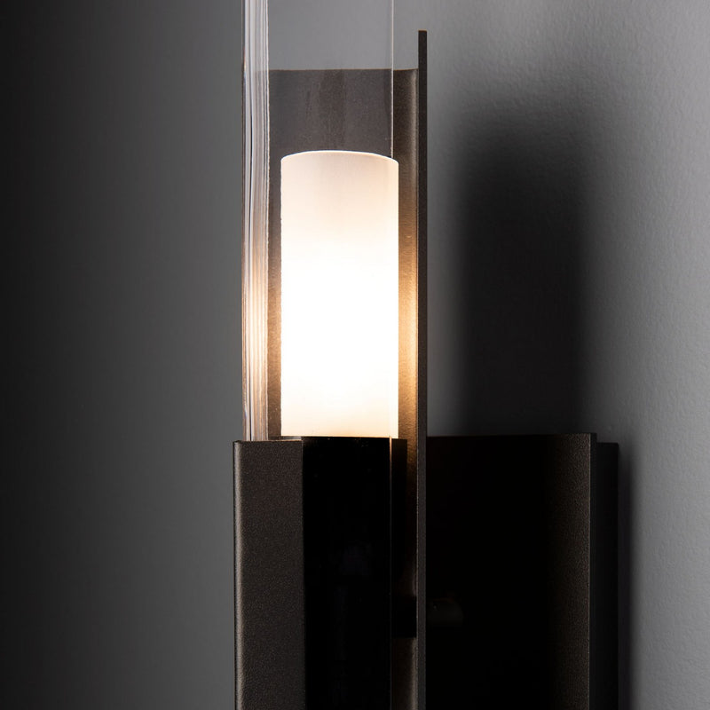 Hubbardton Forge 202045-SKT-14-ZM0828 One Light Wall Sconce, Oil Rubbed Bronze