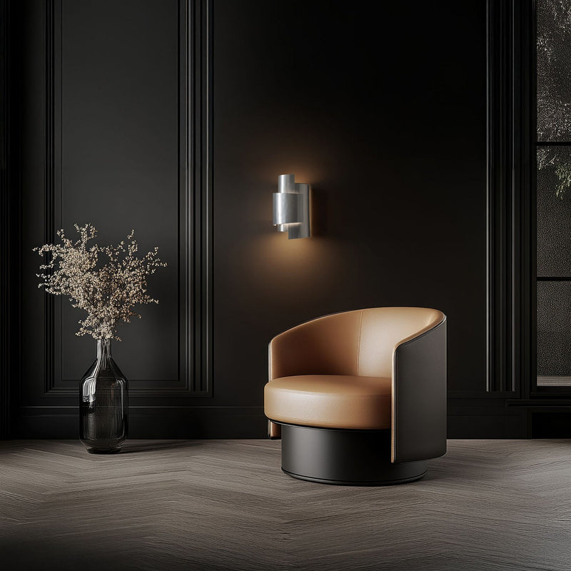 Hubbardton Forge 202117-SKT-85 One Light Wall Sconce, Sterling