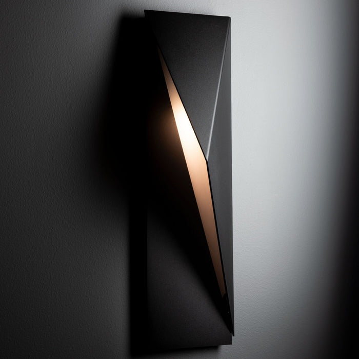 Hubbardton Forge 302042-SKT-RGT-80 One Light Outdoor Wall Sconce, Coastal Black