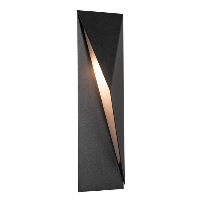 Hubbardton Forge 302042-SKT-RGT-80 One Light Outdoor Wall Sconce, Coastal Black