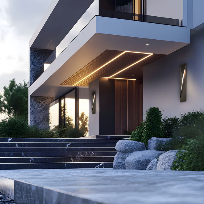 Hubbardton Forge 302043-SKT-RGT-14 One Light Outdoor Wall Sconce, Coastal Oil Rubbed Bronze