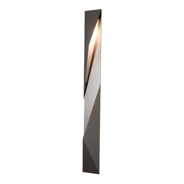 Hubbardton Forge 302044-SKT-LFT-78 Two Light Outdoor Wall Sconce, Coastal Burnished Steel