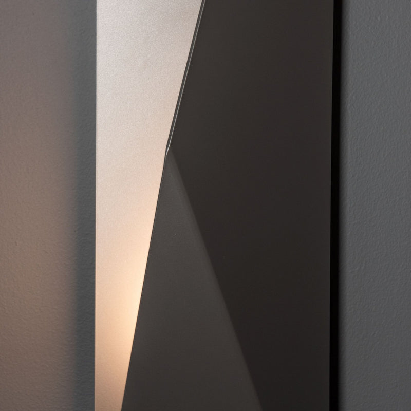 Hubbardton Forge 302044-SKT-LFT-78 Two Light Outdoor Wall Sconce, Coastal Burnished Steel