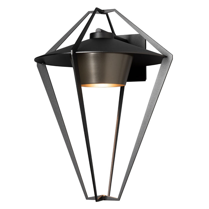 Hubbardton Forge 302654-SKT-80-77 One Light Outdoor Wall Sconce, Coastal Black