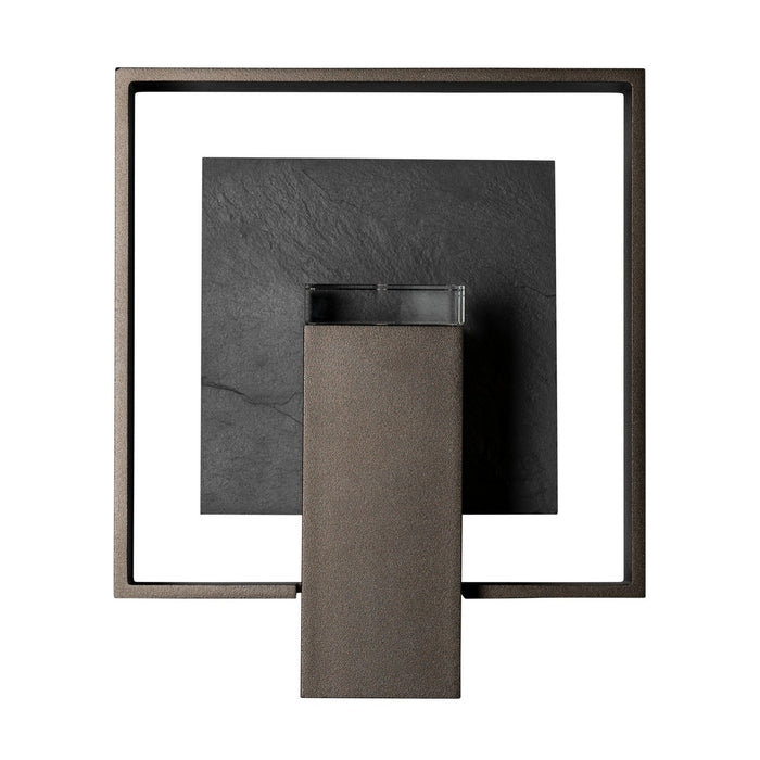 Hubbardton Forge 302660-SKT-14-SL-ZM0850 One Light Outdoor Wall Sconce, Coastal Oil Rubbed Bronze