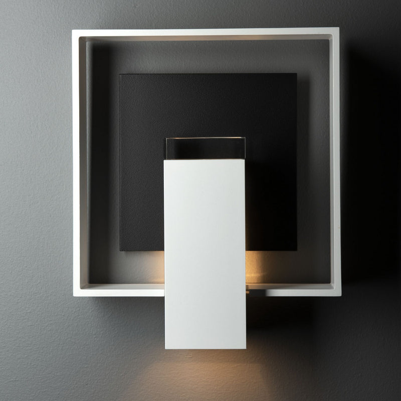 Hubbardton Forge 302663-SKT-02-80-ZM0850 One Light Outdoor Wall Sconce, Coastal White