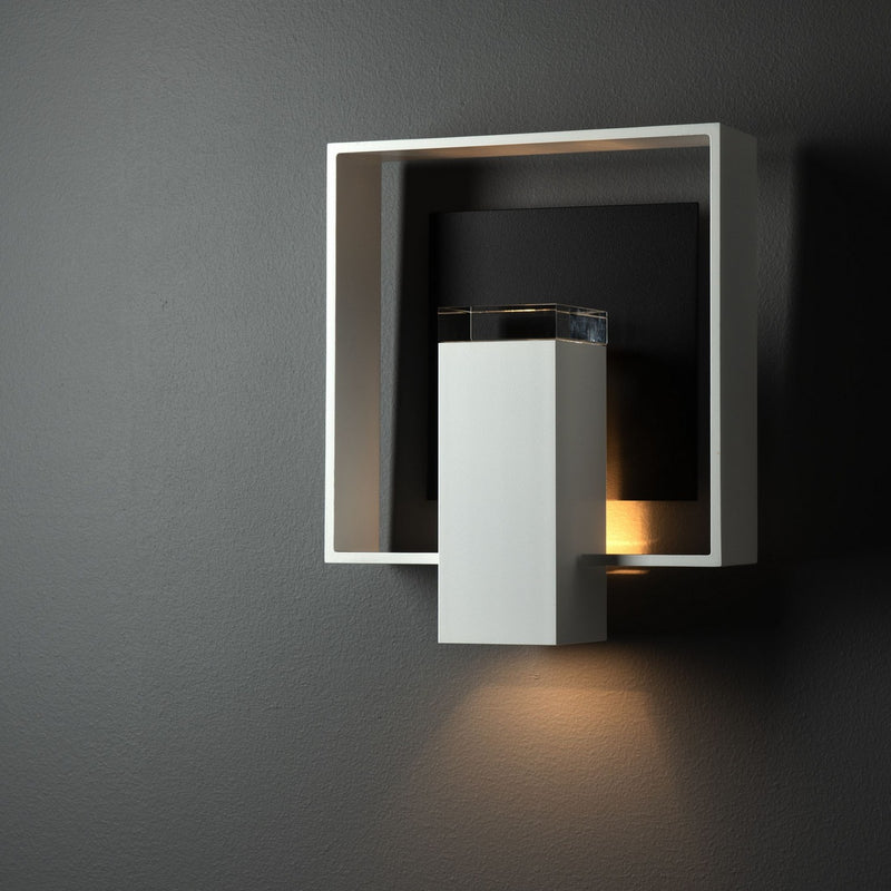 Hubbardton Forge 302663-SKT-02-80-ZM0850 One Light Outdoor Wall Sconce, Coastal White