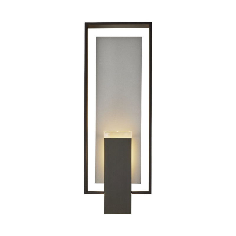 Hubbardton Forge 302665-SKT-80-78-ZM0850 One Light Outdoor Wall Sconce, Coastal Black