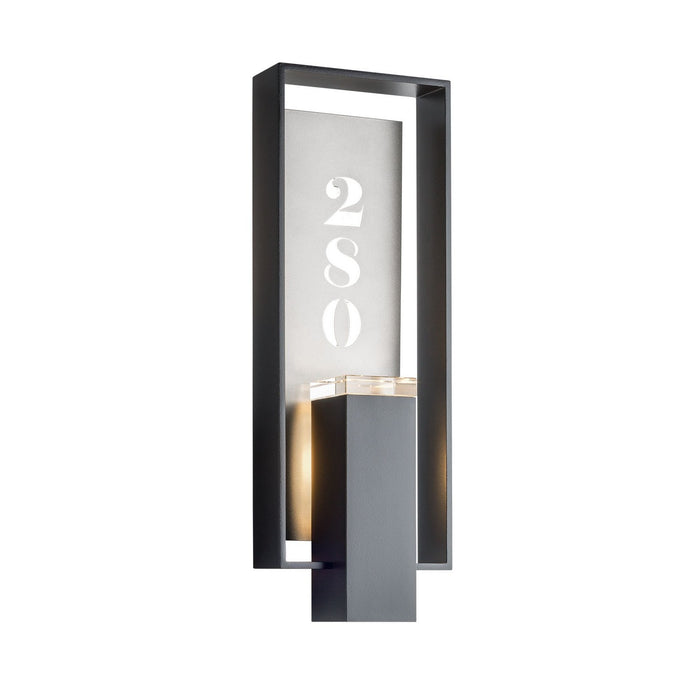 Hubbardton Forge 302665-SKT-80-78-ZM0850 One Light Outdoor Wall Sconce, Coastal Black