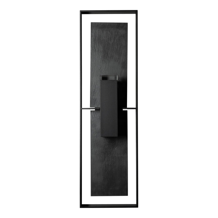 Hubbardton Forge 302666-SKT-80-SL-ZM0850 Two Light Outdoor Wall Sconce, Coastal Black