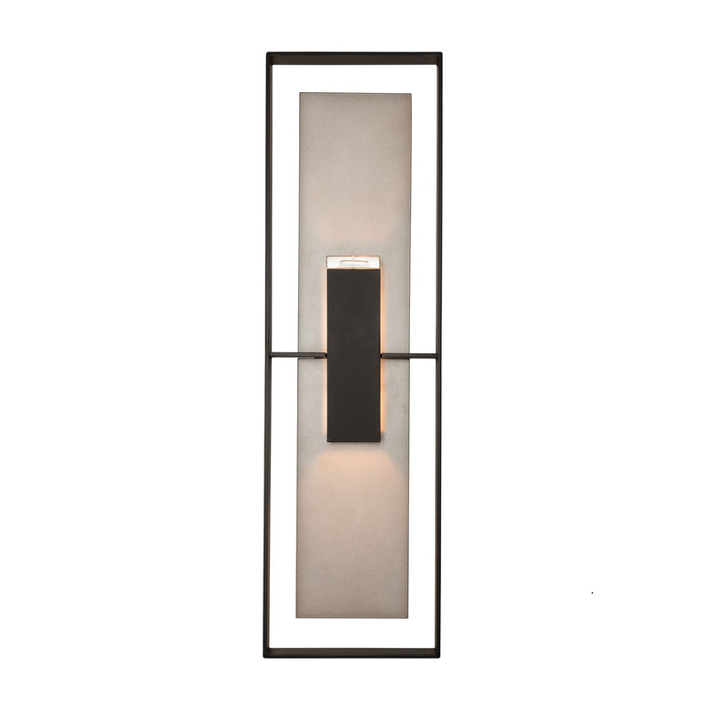 Hubbardton Forge 302667-SKT-80-78-ZM0850 Two Light Outdoor Wall Sconce, Coastal Black