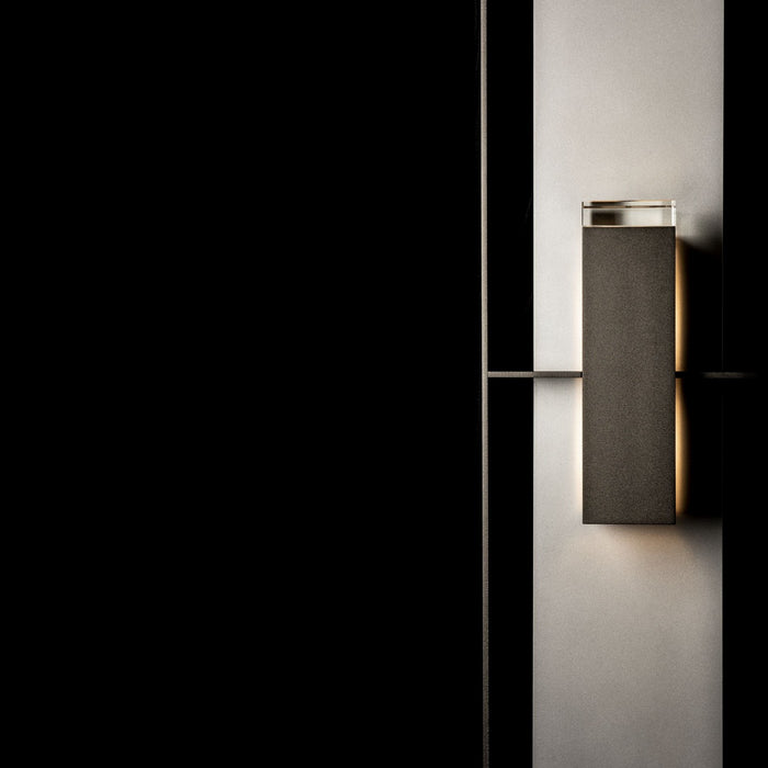 Hubbardton Forge 302668-SKT-14-78-ZM0851 Two Light Outdoor Wall Sconce, Coastal Oil Rubbed Bronze