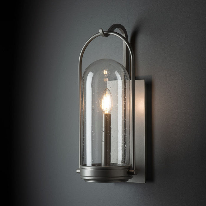 Hubbardton Forge 305211-SKT-78-II0824 One Light Outdoor Wall Sconce, Coastal Burnished Steel