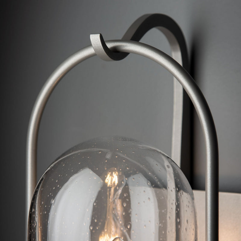 Hubbardton Forge 305211-SKT-78-II0824 One Light Outdoor Wall Sconce, Coastal Burnished Steel