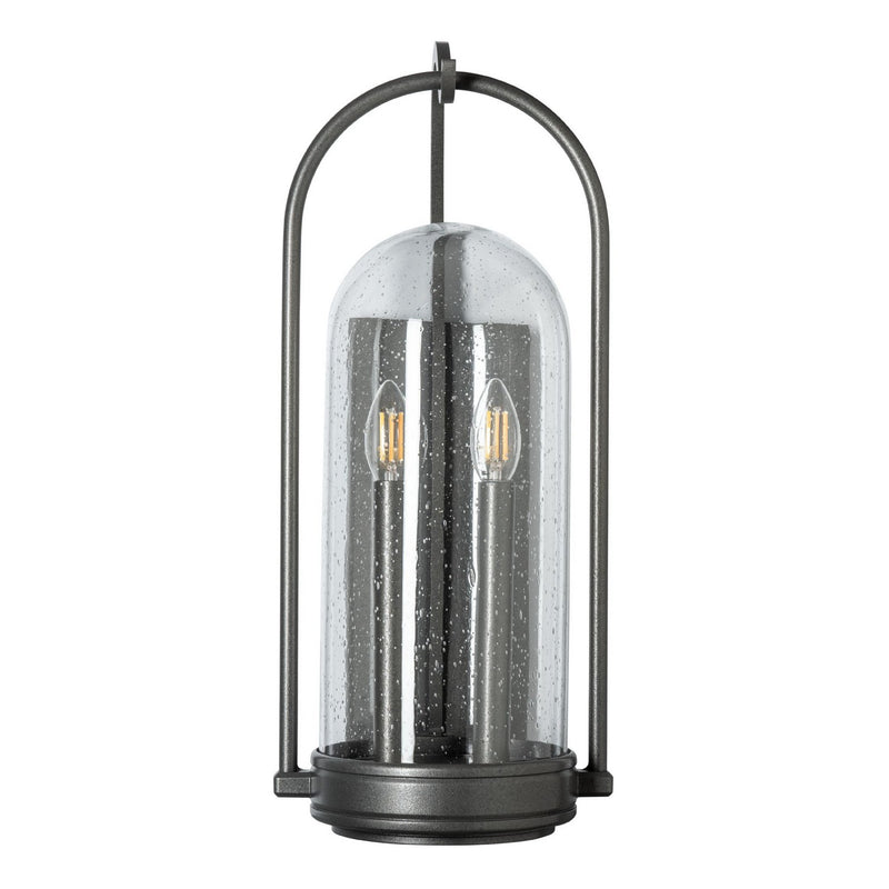 Hubbardton Forge 305212-SKT-20-II0825 Two Light Outdoor Wall Sconce, Coastal Natural Iron
