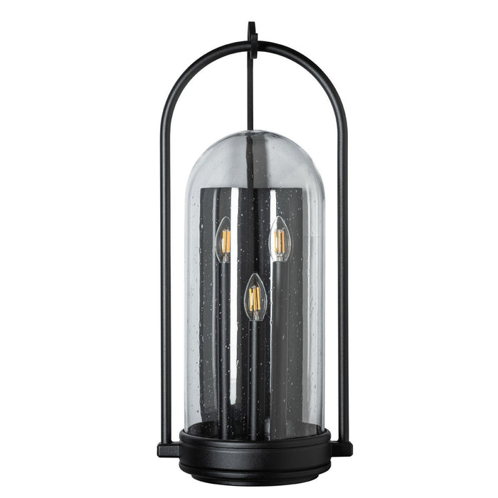 Hubbardton Forge 305213-SKT-80-II0826 Three Light Outdoor Wall Sconce, Coastal Black