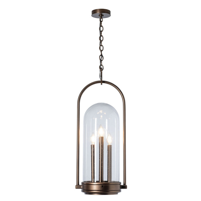 Hubbardton Forge 365213-SKT-75-II0826 Four Light Outdoor Lantern, Coastal Bronze