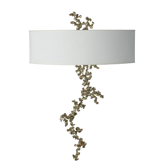 Hubbardton Forge 402036-SKT-86-SF1692 LED Wall Sconce, Modern Brass