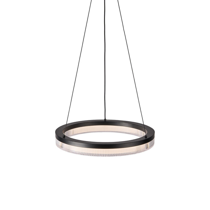 Artcraft AC6831BK LED Pendant, Black