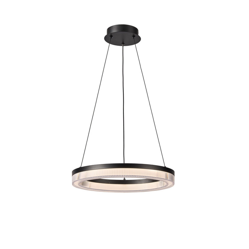 Artcraft AC6831BK LED Pendant, Black