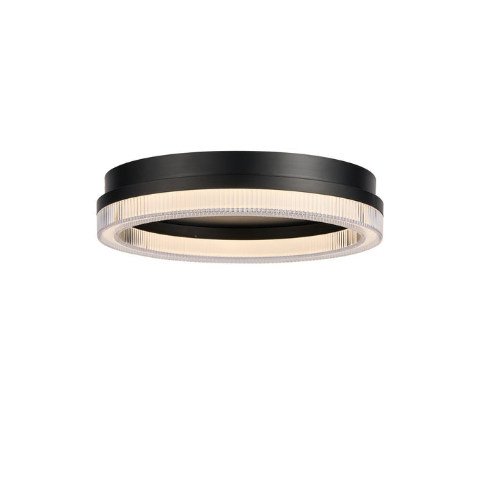 Artcraft AC6833BK LED Flush Mount, Black