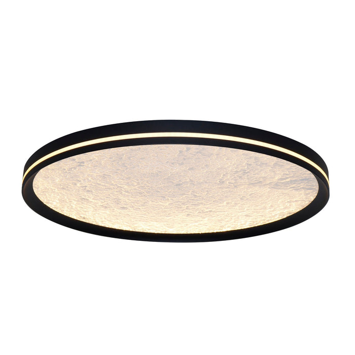 Artcraft AC6873BK LED Flush Mount, Black
