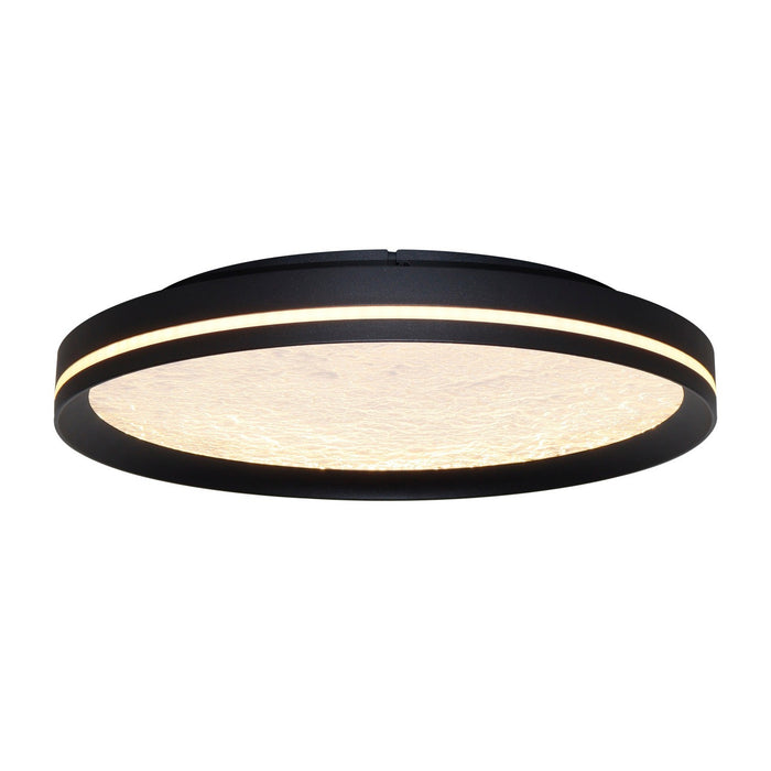 Artcraft AC6873BK LED Flush Mount, Black