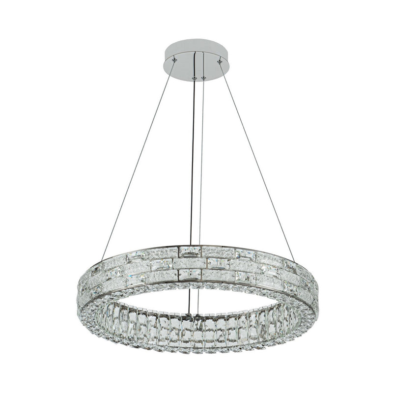 Artcraft AC6921PN LED Chandelier, Chrome