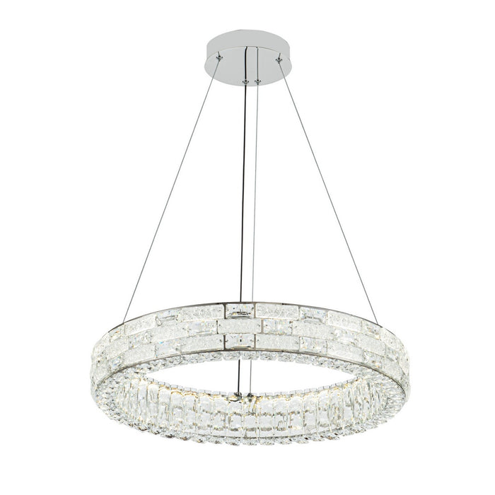 Artcraft AC6921PN LED Chandelier, Chrome