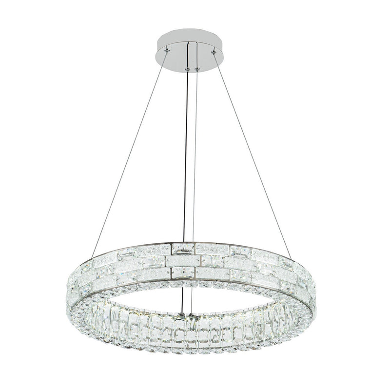 Artcraft AC6921PN LED Chandelier, Chrome
