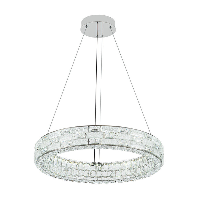 Artcraft AC6921PN LED Chandelier, Chrome