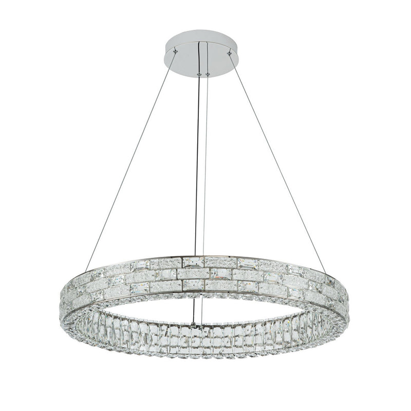 Artcraft AC6922PN LED Chandelier, Chrome