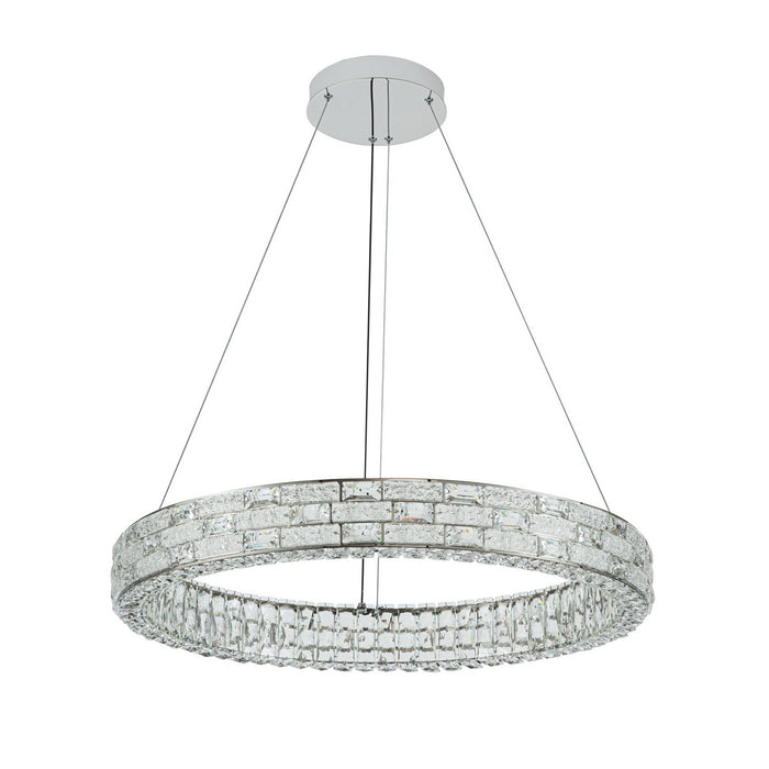 Artcraft AC6922PN LED Chandelier, Chrome