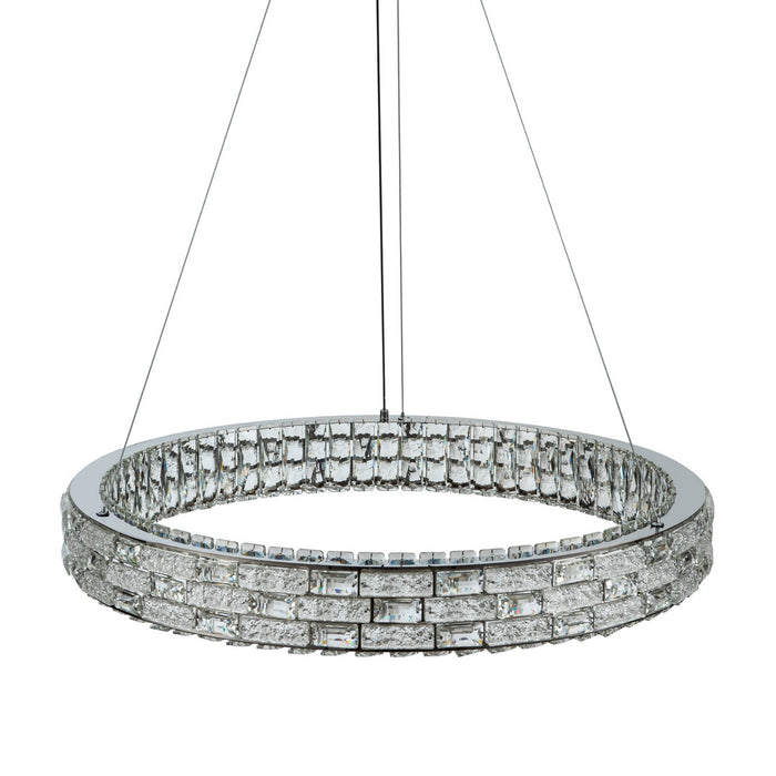 Artcraft AC6922PN LED Chandelier, Chrome