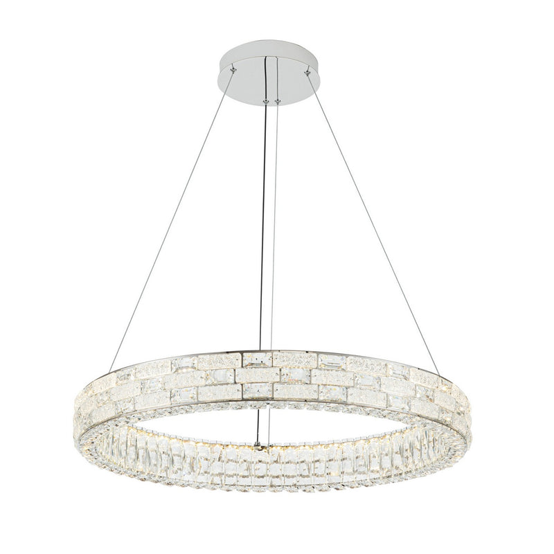 Artcraft AC6922PN LED Chandelier, Chrome
