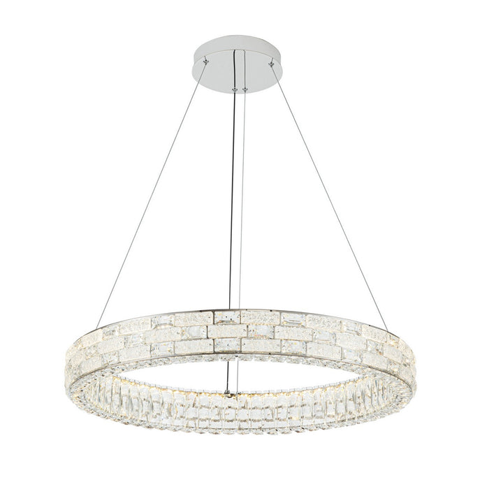 Artcraft AC6922PN LED Chandelier, Chrome