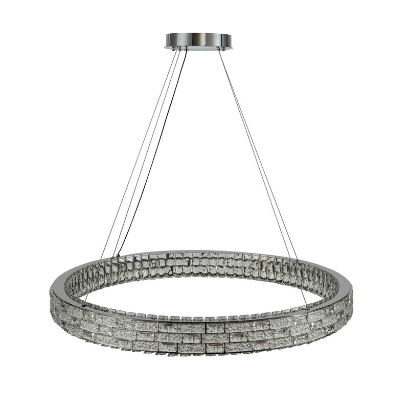Artcraft AC6923PN LED Chandelier, Chrome