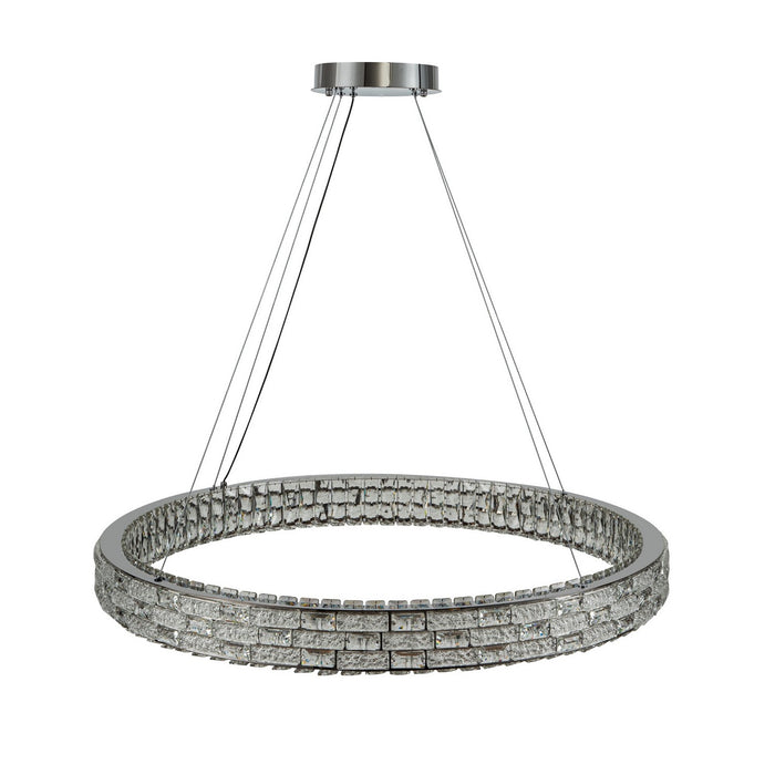 Artcraft AC6923PN LED Chandelier, Chrome