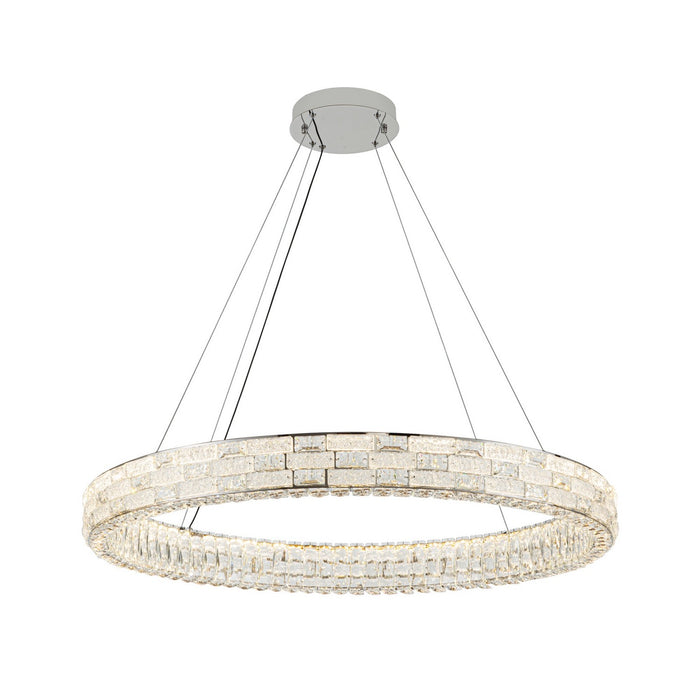 Artcraft AC6923PN LED Chandelier, Chrome