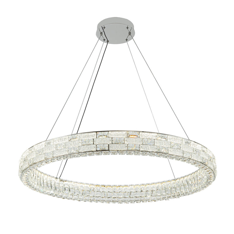 Artcraft AC6923PN LED Chandelier, Chrome