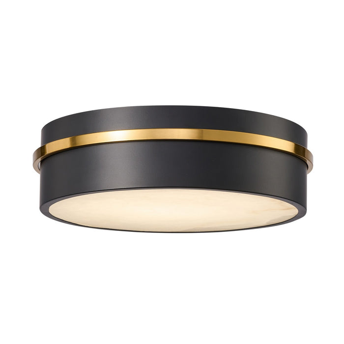 Artcraft AC6990BB LED Flush Mount, Black, Brass