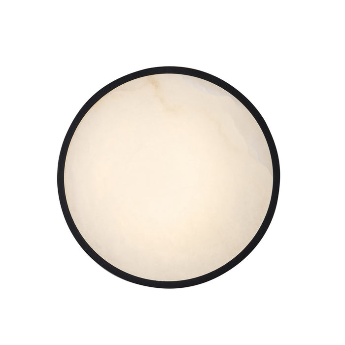 Artcraft AC6990BB LED Flush Mount, Black, Brass