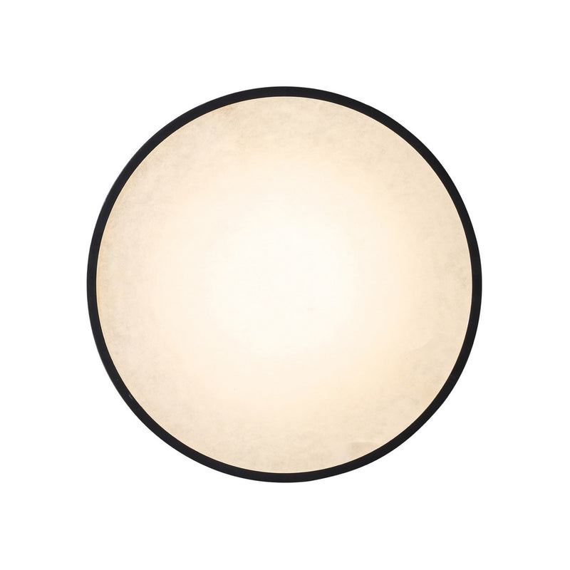 Artcraft AC6991BB LED Flush Mount, Black, Brass