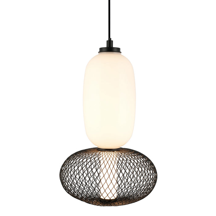 Artcraft AC7461BK LED Pendant, Black