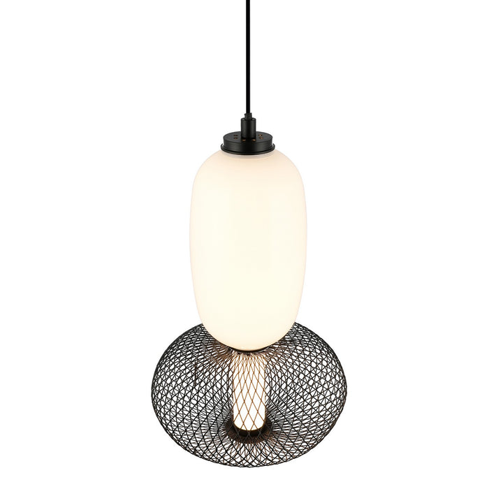 Artcraft AC7461BK LED Pendant, Black